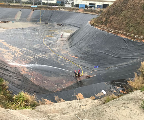南漳废水池清理